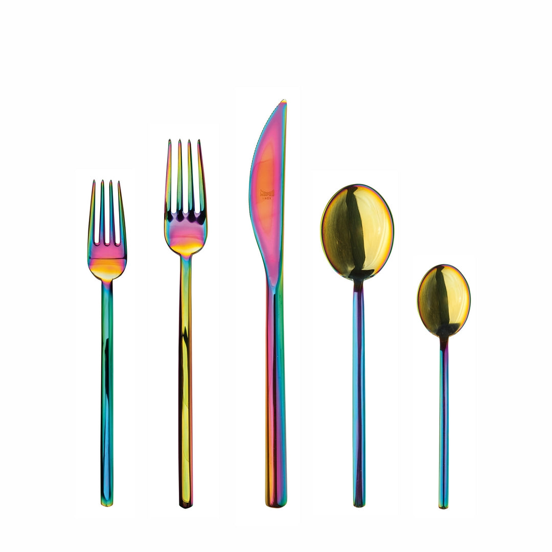 DUE RAINBOW 20-Piece Flatware Set - Yoru Says