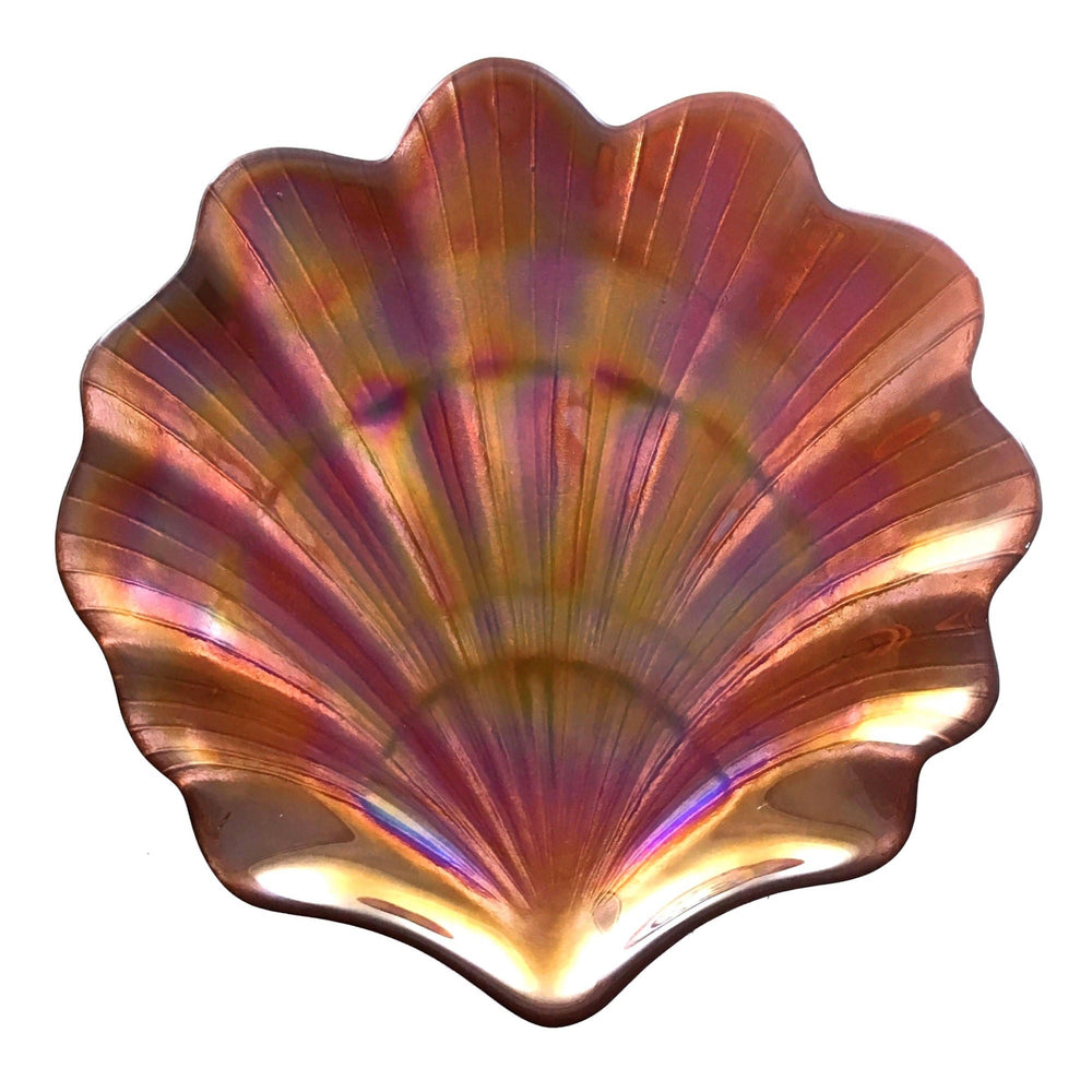 Scallop Shell Copper 8" Side Plates - Set of 4 - Yoru Says