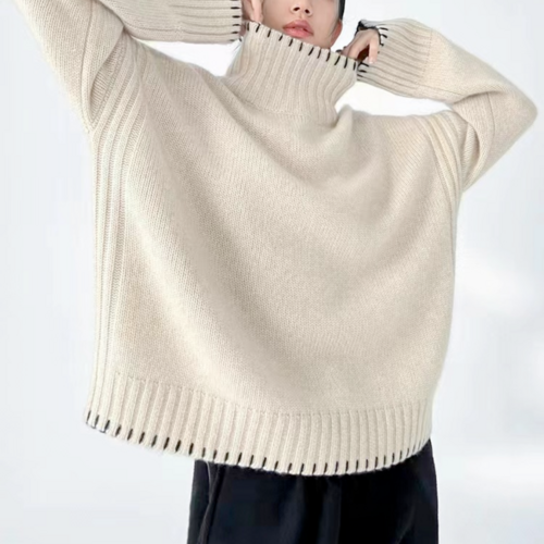 
                  
                    Women's High Collar Turtle Neck Sweater - Yoru Says
                  
                