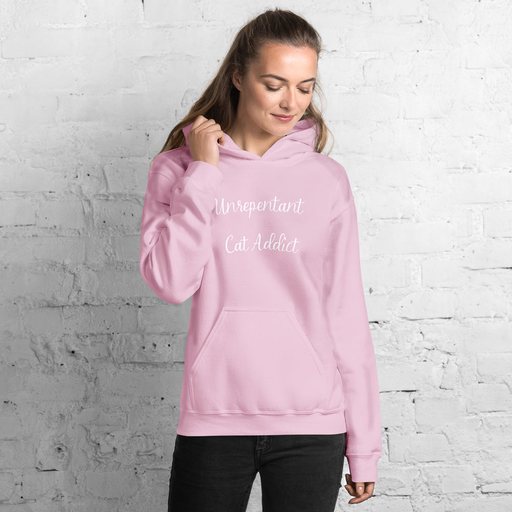 Unrepentant Cat Addict - Women Hoodie - Yoru Says