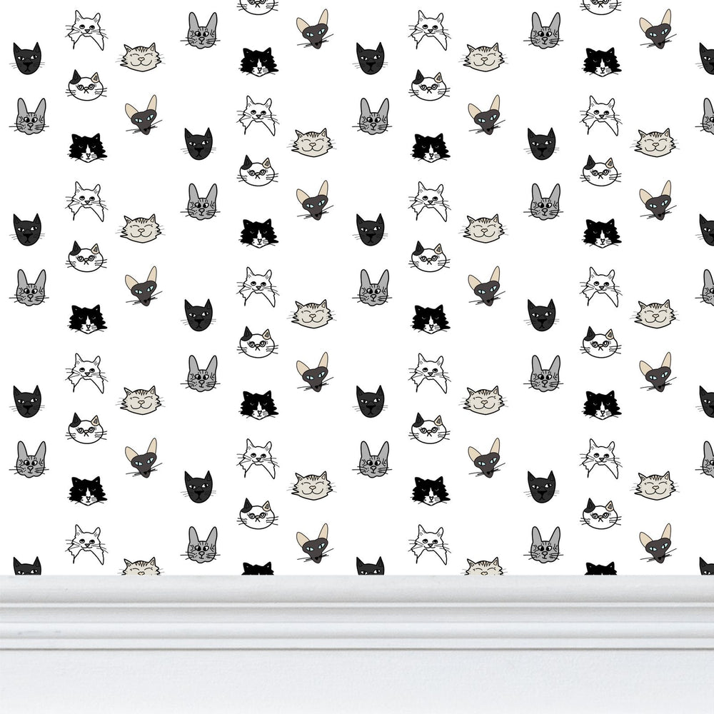 Kitty friends - Children Wallpaper - Yoru Says