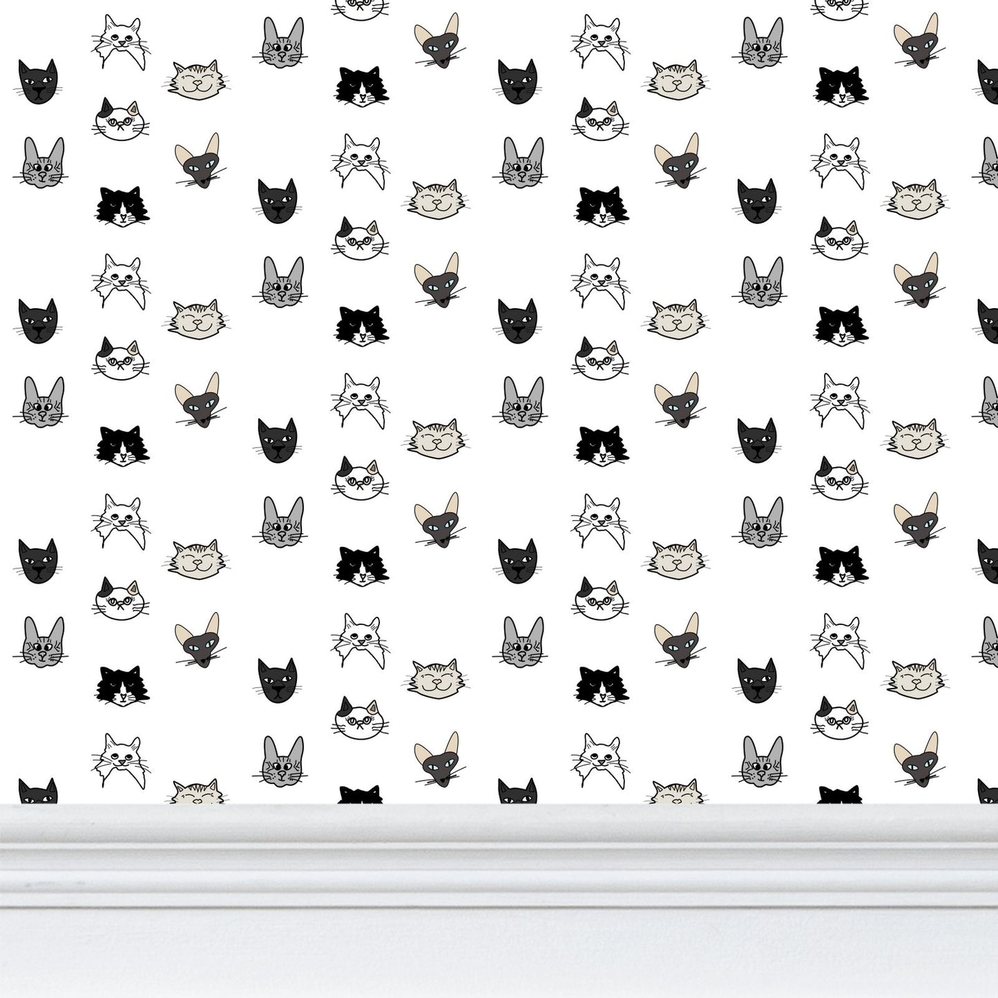 Kitty friends - Children Wallpaper - Yoru Says