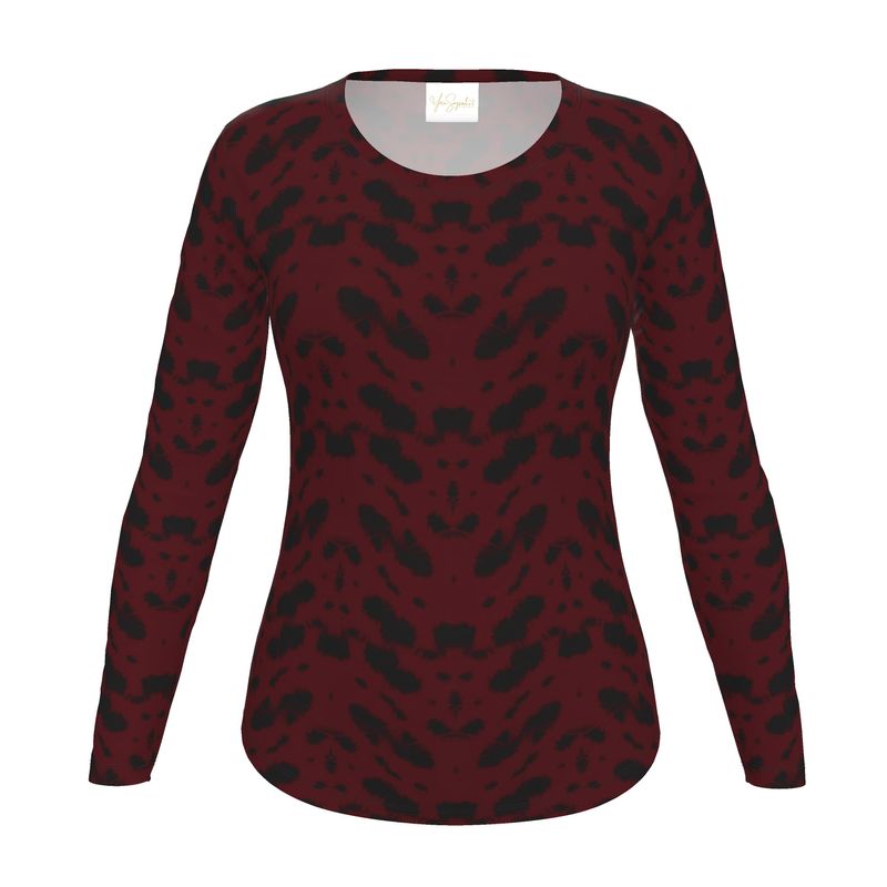 Leopard Print - Deep Burgandy - Yoru Says