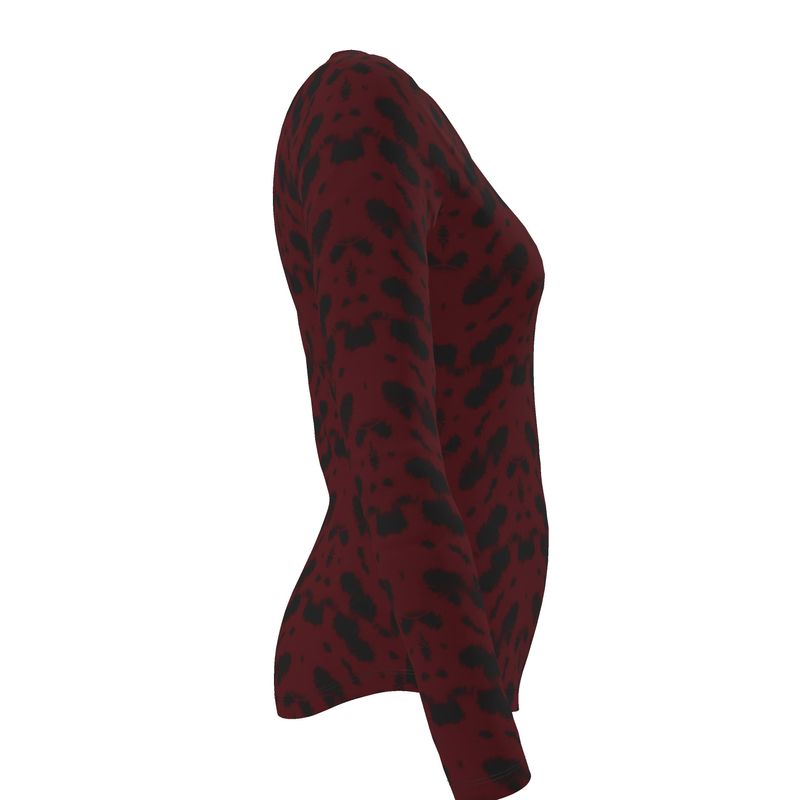 
                  
                    Leopard Print - Deep Burgandy - Yoru Says
                  
                