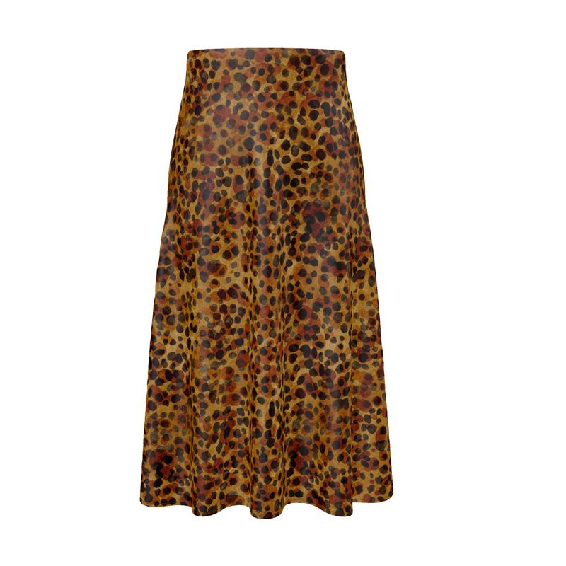 Majestic Animal Silk Skirt - Yoru Says