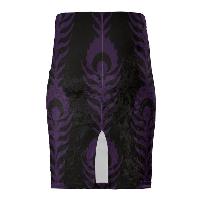 
                  
                    Feather me softly skirt - Crushed Velour Pencil Skirt - Yoru Says
                  
                