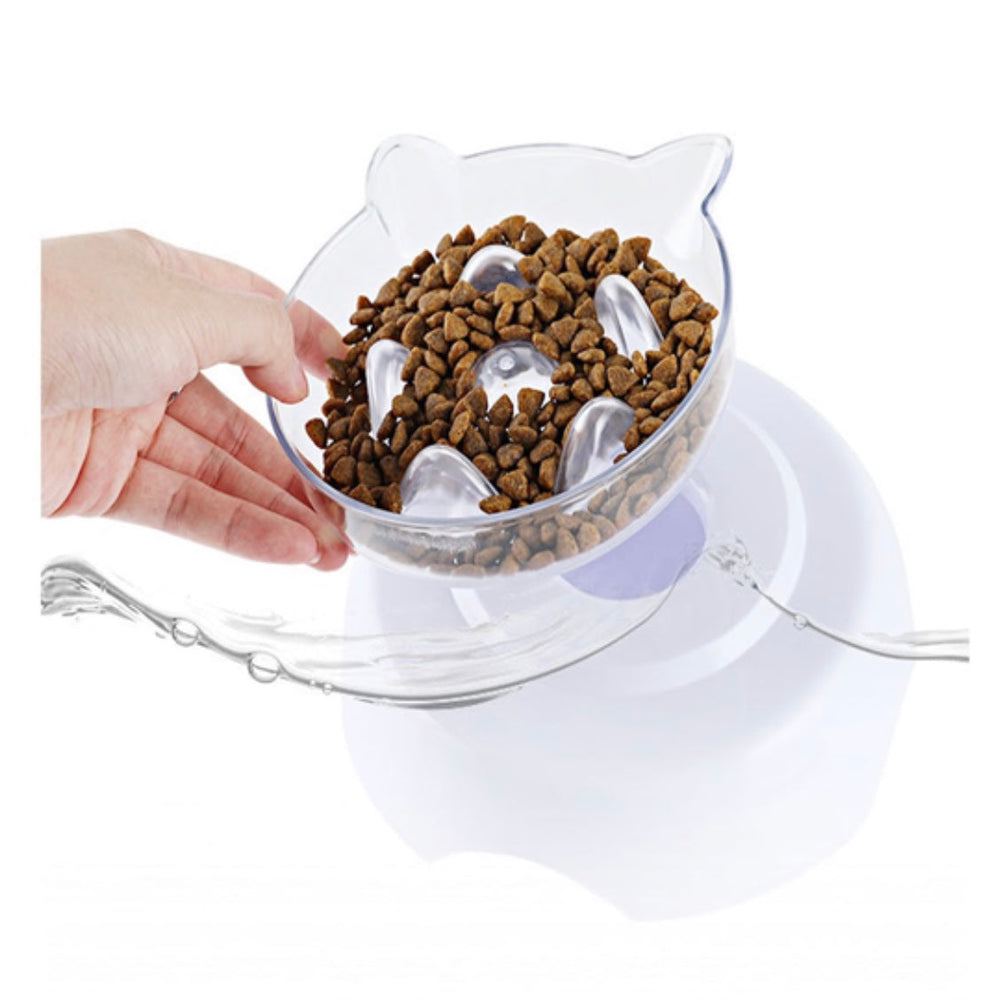 
                  
                    Orthopedic Cat Bowl & Slow Feeder 2-in-1 [Anti-Vomiting] - Yoru Says
                  
                