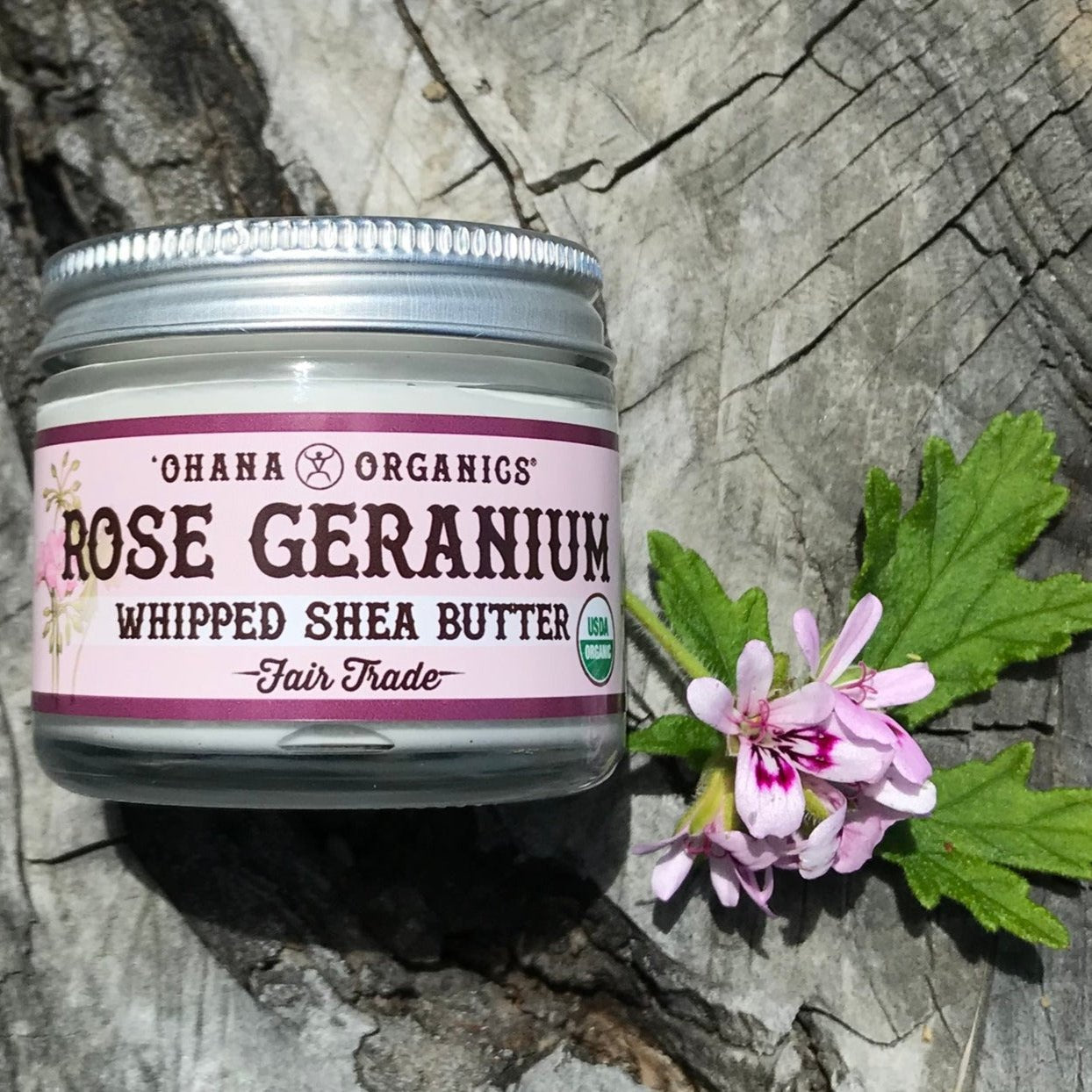 Rose Geranium Whipped Shea Butter - Yoru Says