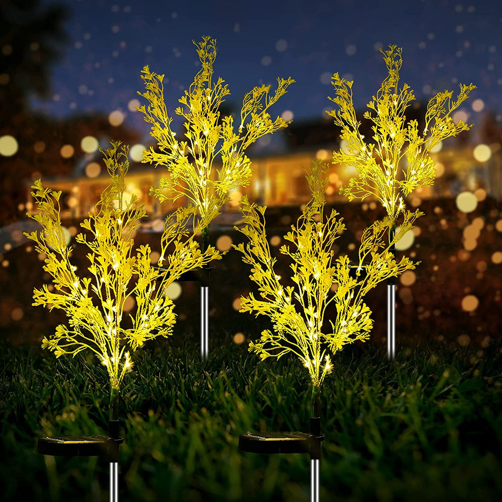 2Pcs Solar Canola Flower Shaped Christmas Lights - Yoru Says