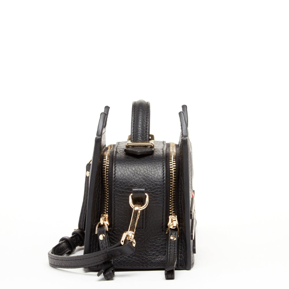 
                  
                    Leather Cat Bag Black Crossbody - Yoru Says
                  
                