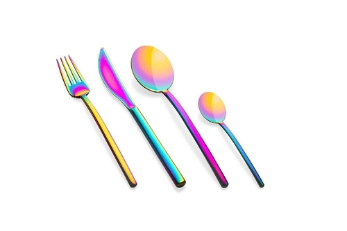 DUE RAINBOW 20-Piece Flatware Set - Yoru Says