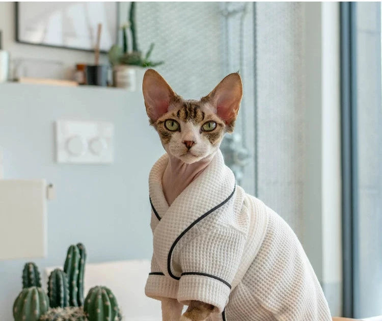 
                  
                    Luxury Cat Bathrobe - Yoru Says
                  
                