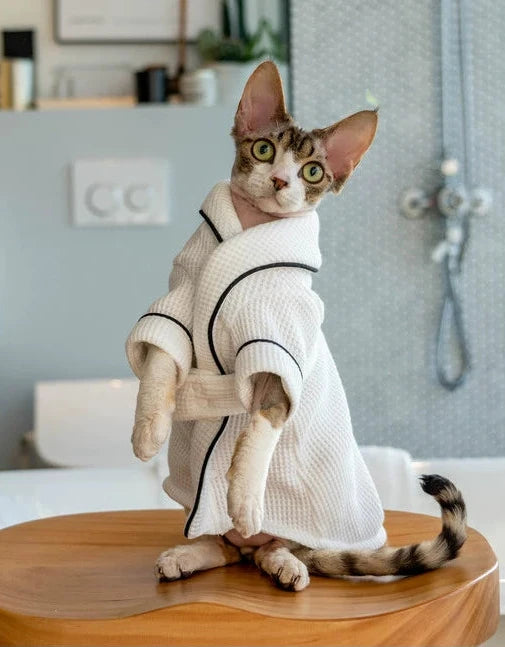 
                  
                    Luxury Cat Bathrobe - Yoru Says
                  
                