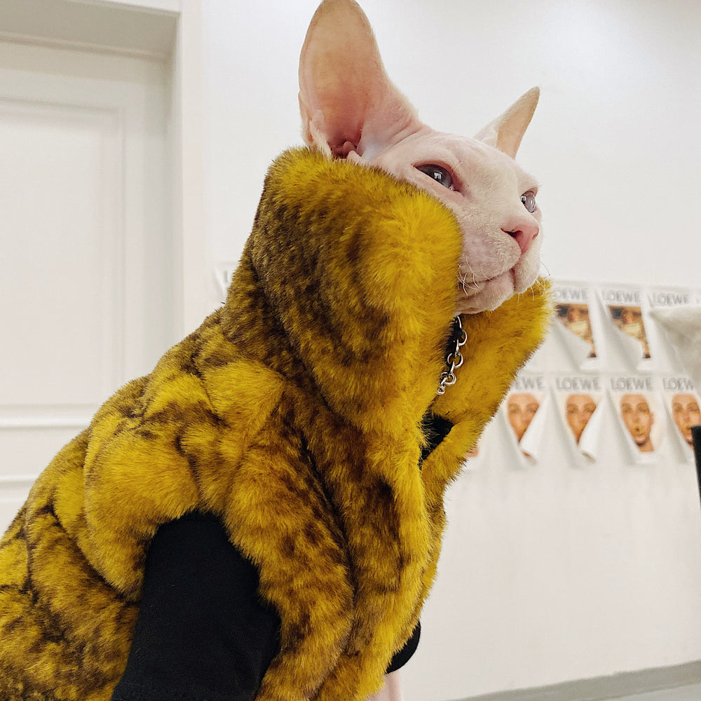 
                  
                    Warm G-Dragon  Luxury Fur Cat Coat - Yoru Says
                  
                