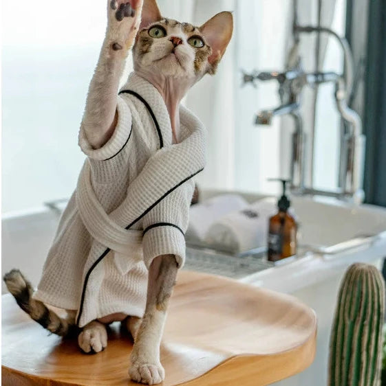 
                  
                    Luxury Cat Bathrobe - Yoru Says
                  
                