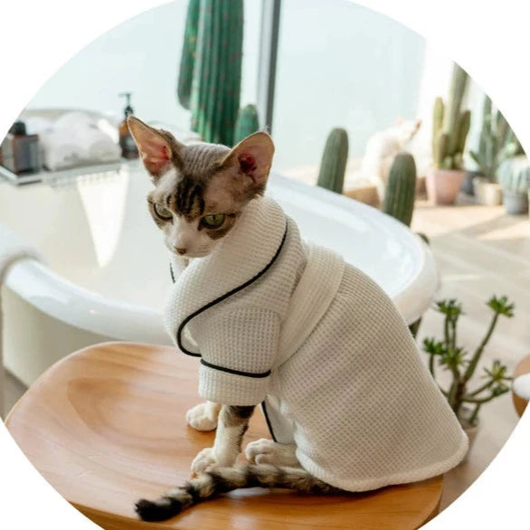 
                  
                    Luxury Cat Bathrobe - Yoru Says
                  
                