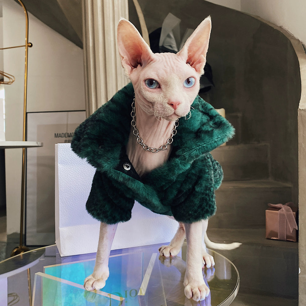 
                  
                    Warm G-Dragon  Luxury Fur Cat Coat - Yoru Says
                  
                