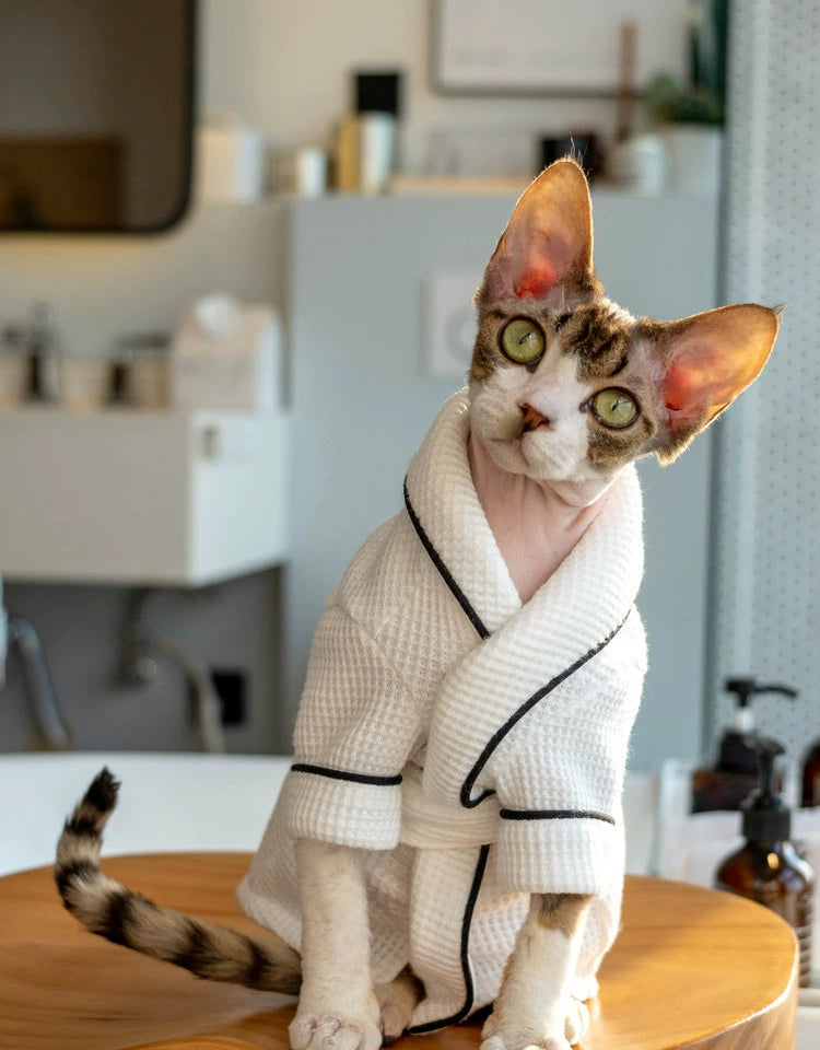 
                  
                    Luxury Cat Bathrobe - Yoru Says
                  
                