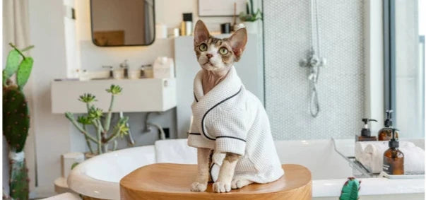 
                  
                    Luxury Cat Bathrobe - Yoru Says
                  
                