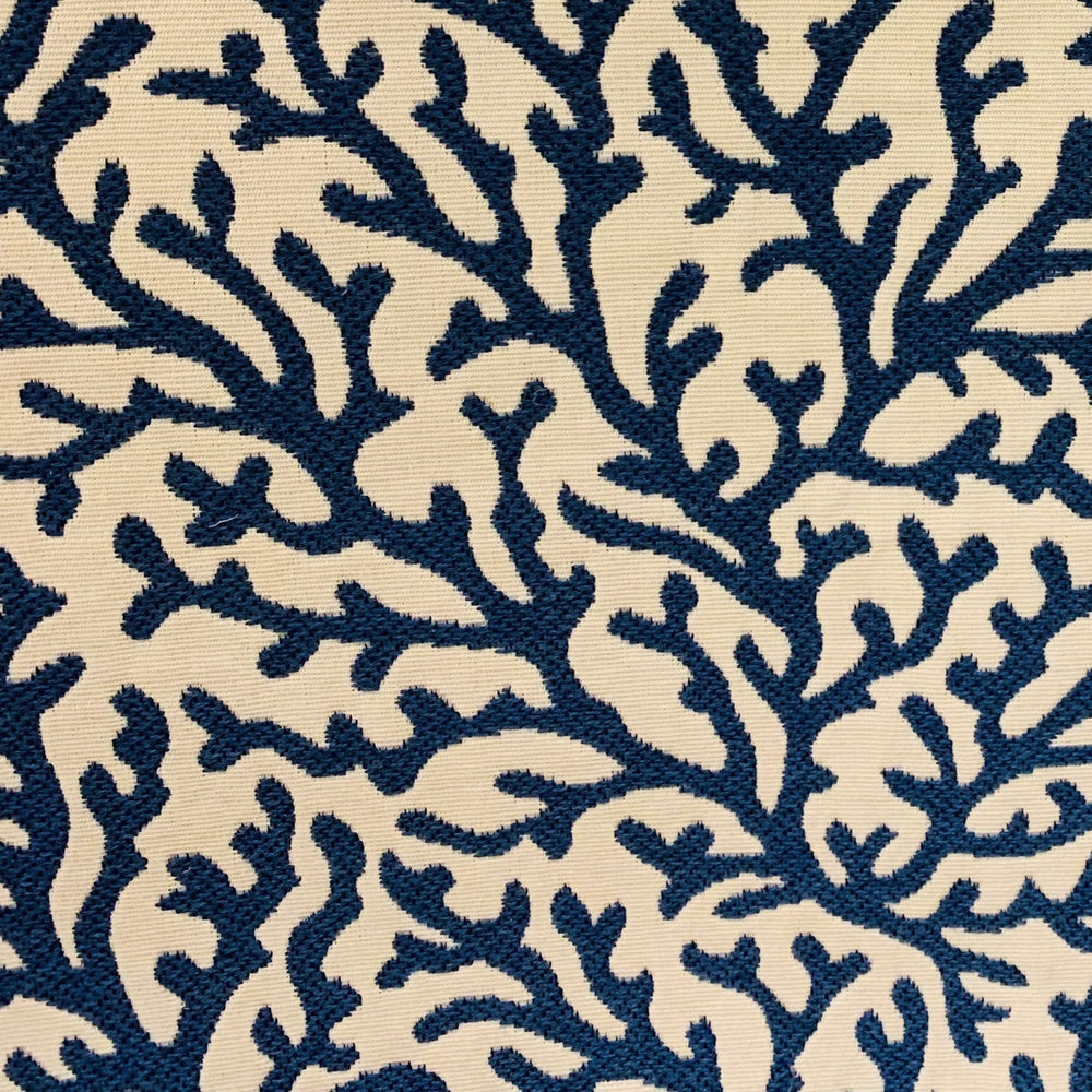 
                  
                    Sapphire Vines Blue, cream Floral Luxury Throw Pillow - Yoru Says
                  
                