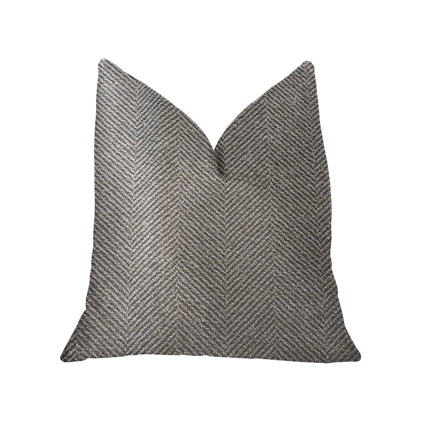 New Wave Hillside Brown Luxury Throw Pillow - Yoru Says