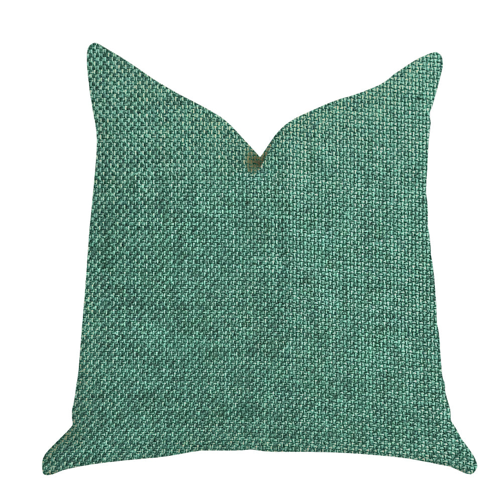 Grass Seed Luxury Throw Pillow in Green - Yoru Says