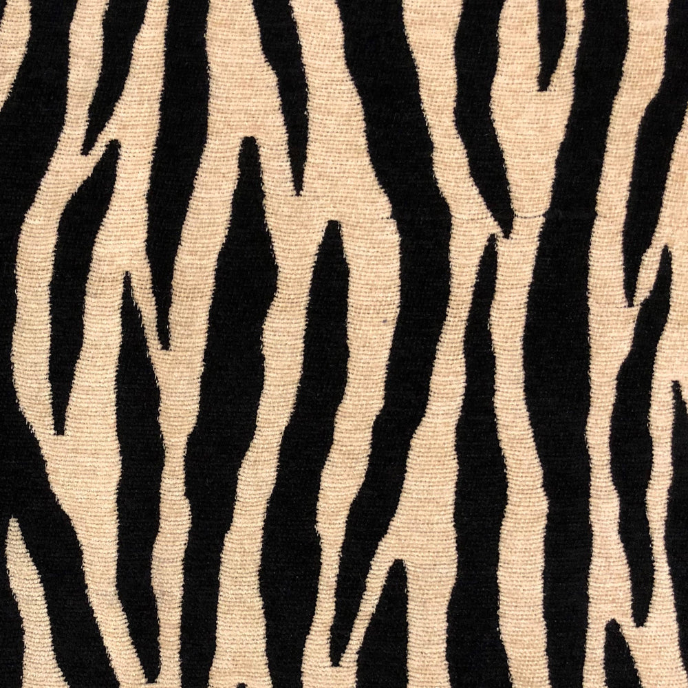 
                  
                    Zippy Zebra Black and Beige Luxury Throw Pillow - Yoru Says
                  
                