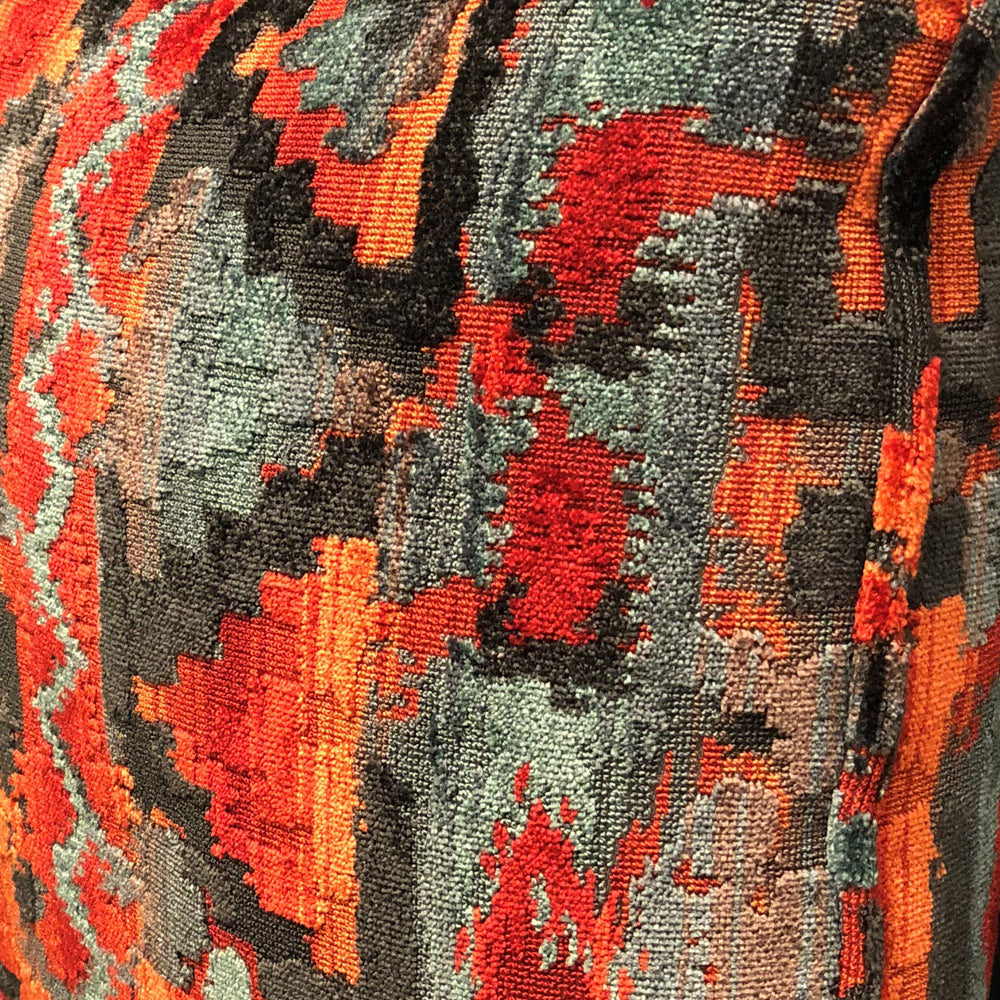 
                  
                    Sachi Love Red, Blue and Orange iKat Luxury Throw Pillow - Yoru Says
                  
                