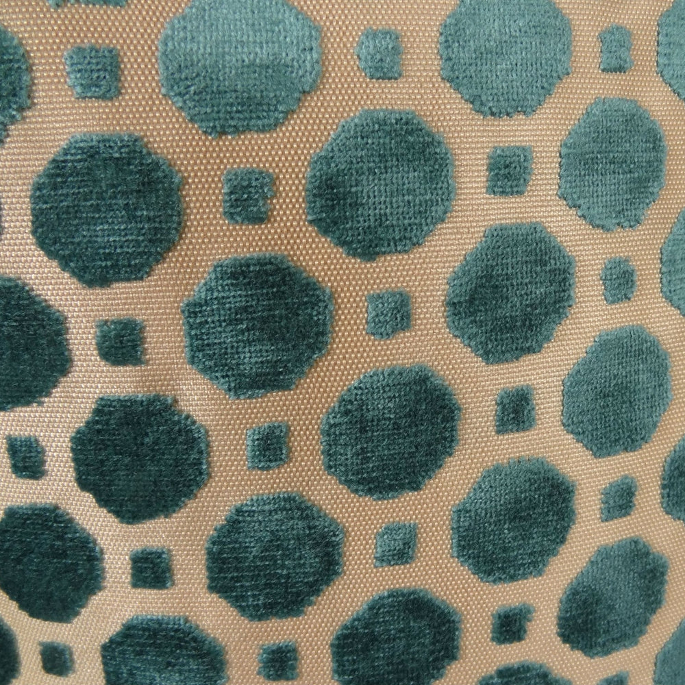 
                  
                    Velvet Aquamarine Turquoise and Taupe Handmade Luxury Pillow - Yoru Says
                  
                