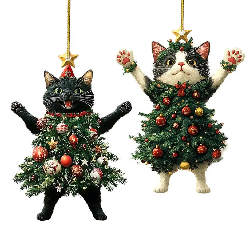 Cat Ornaments For Christmas Tree - Yoru Says