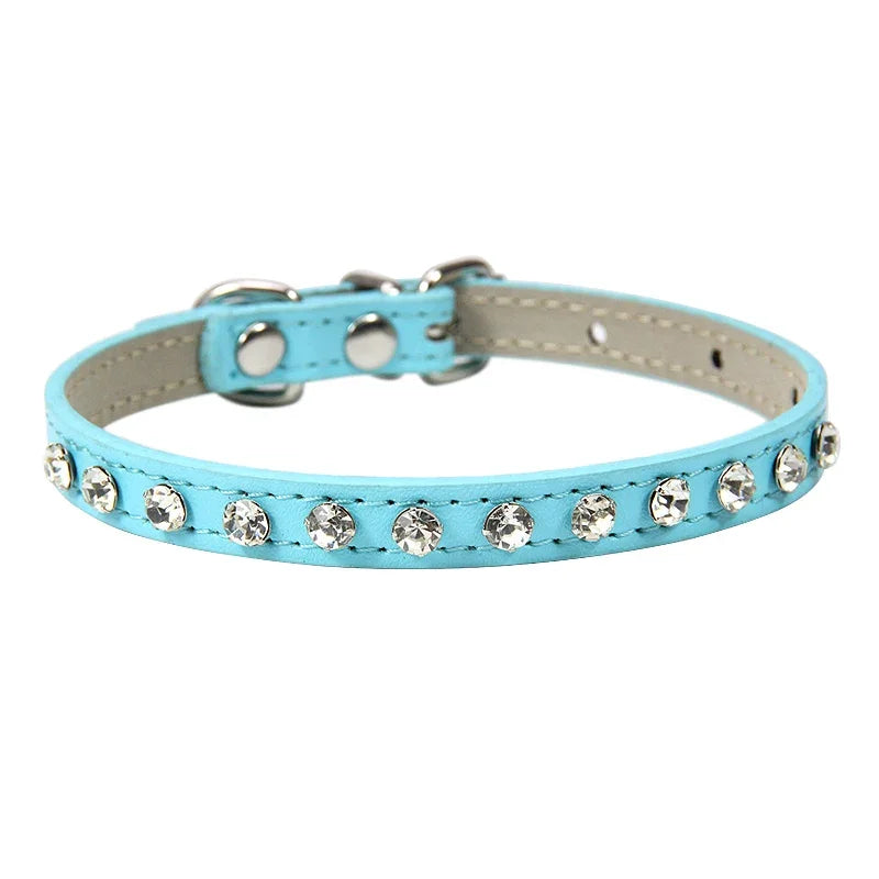 
                  
                    Luxury Rhinestone Rivets Cat Collar - Breakaway collar - Yoru Says
                  
                