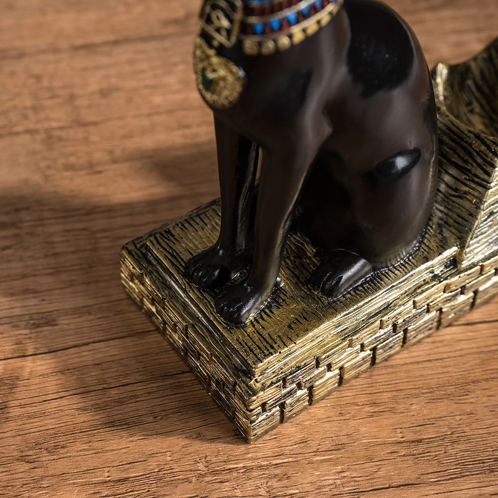 
                  
                    Resin Egyptian Cat God Wine Holder - Yoru Says
                  
                