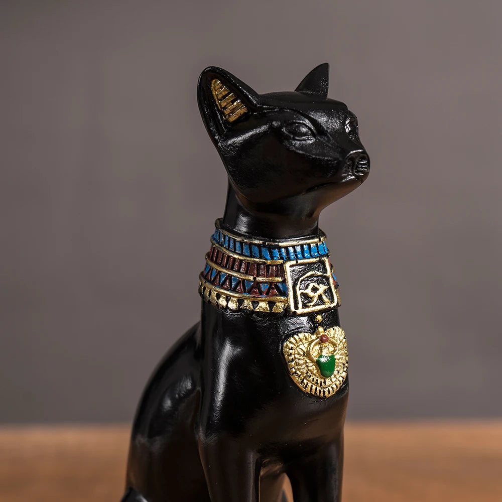 
                  
                    Resin Egyptian Cat God Wine Holder - Yoru Says
                  
                