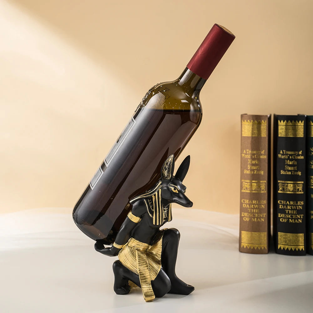 
                  
                    Resin Egyptian Cat God Wine Holder - Yoru Says
                  
                