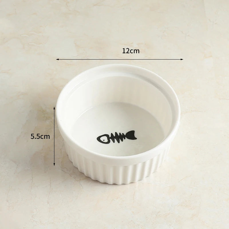 
                  
                    Double Ceramic Elevated Cat Bowls - Prevent Cervical Spondylosis
                  
                