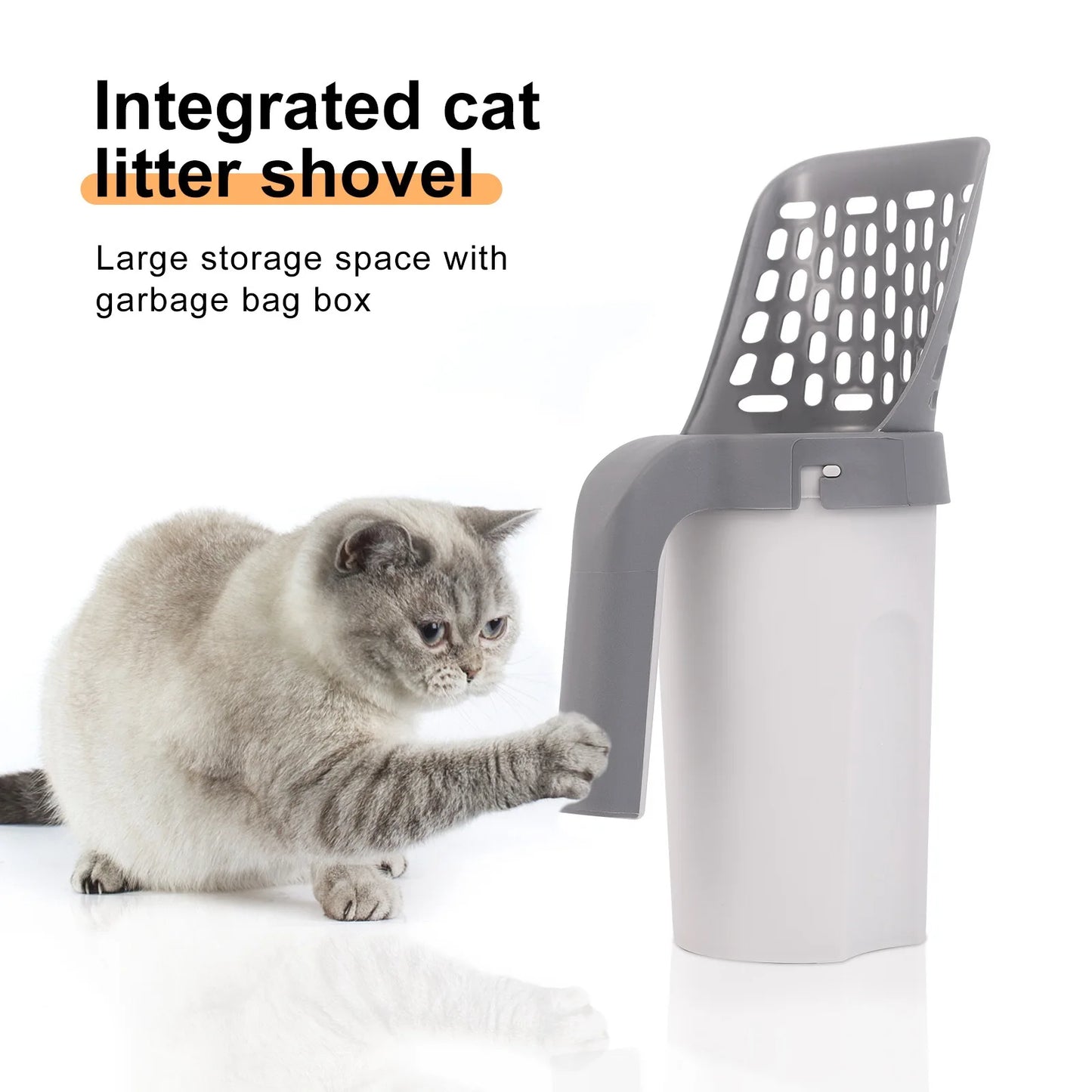 Cat Litter Shovel Scoop with Refill Bag