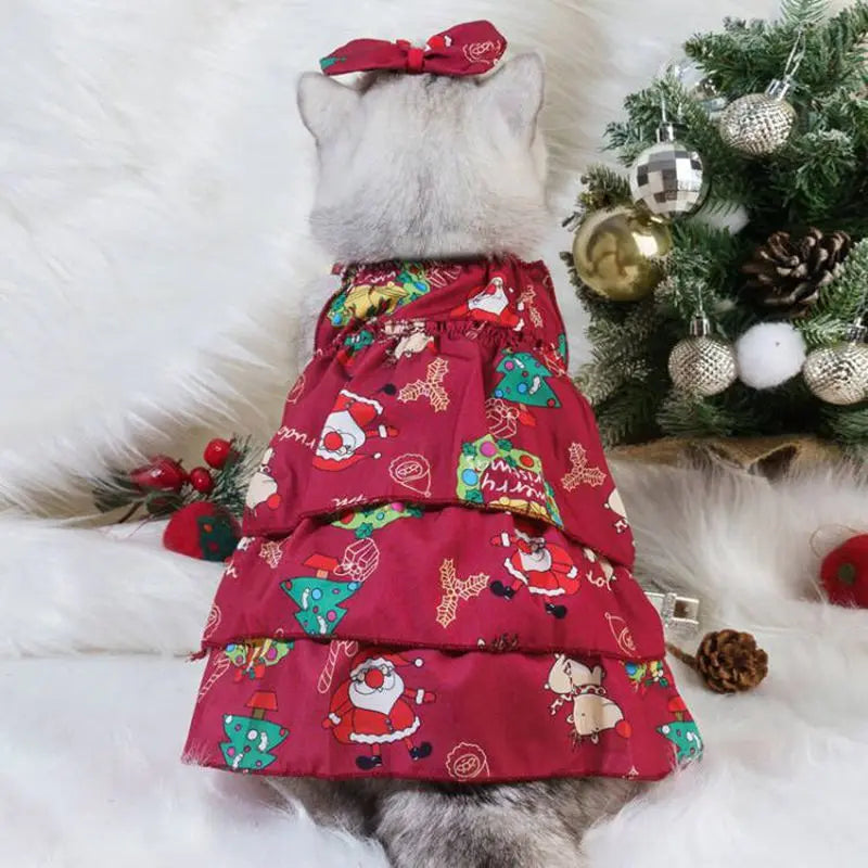 
                  
                    Pretty Kitty Christmas Cat Dress - Yoru Says
                  
                