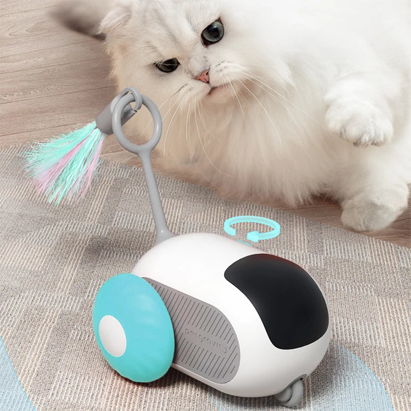 
                  
                    Interactive Electric Remote Control Sports Car Toy for Cats with Feather Mice and Sticks - Yoru Says
                  
                