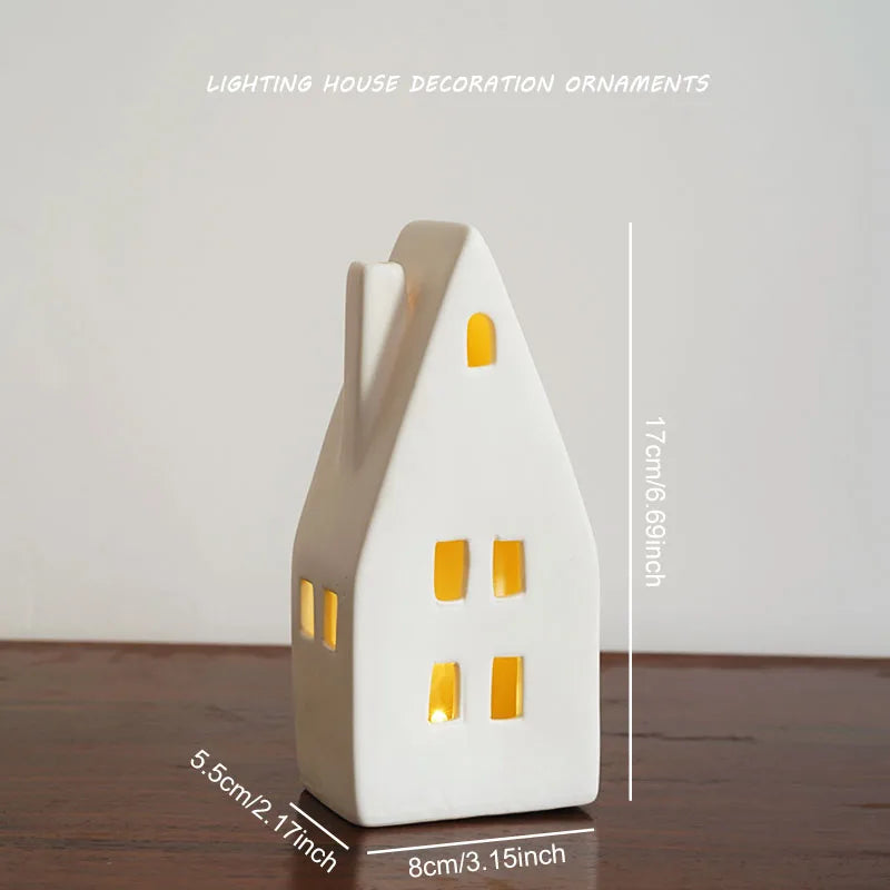 
                  
                    Nordic style, hand-carved hollow house light ornaments - Yoru Says
                  
                