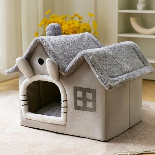 
                  
                    Removable Roof Plush Pet House - Yoru Says
                  
                