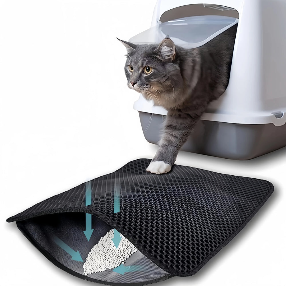 Large Size Cat Litter Mat - Yoru Says