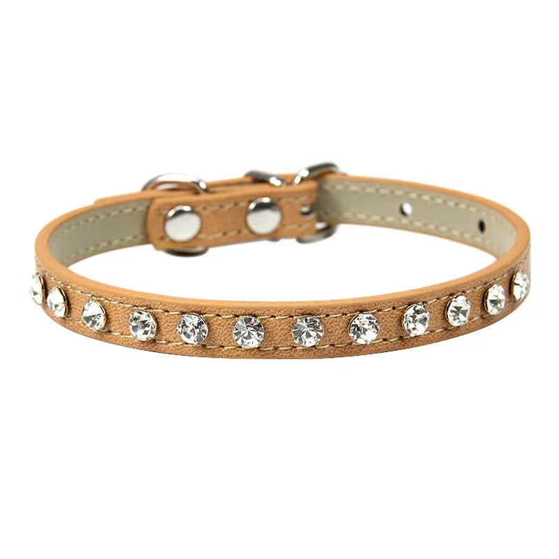 
                  
                    Luxury Rhinestone Rivets Cat Collar - Breakaway collar - Yoru Says
                  
                