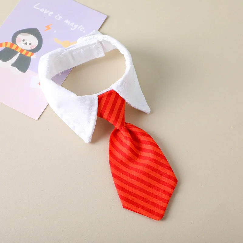 
                  
                    Dapper Kitty Striped Tie Collar - Yoru Says
                  
                