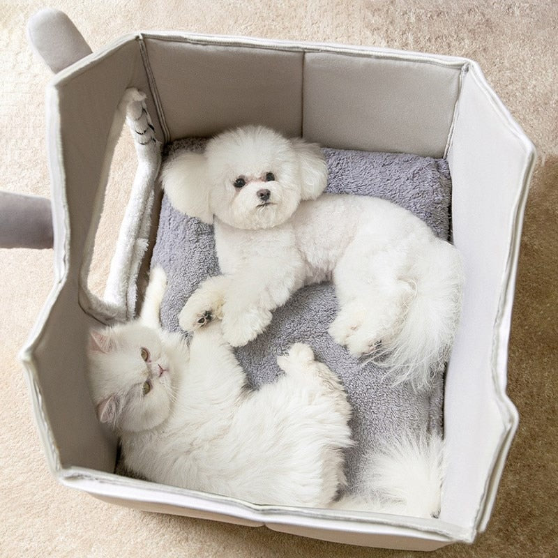 Removable Roof Plush Pet House - Yoru Says