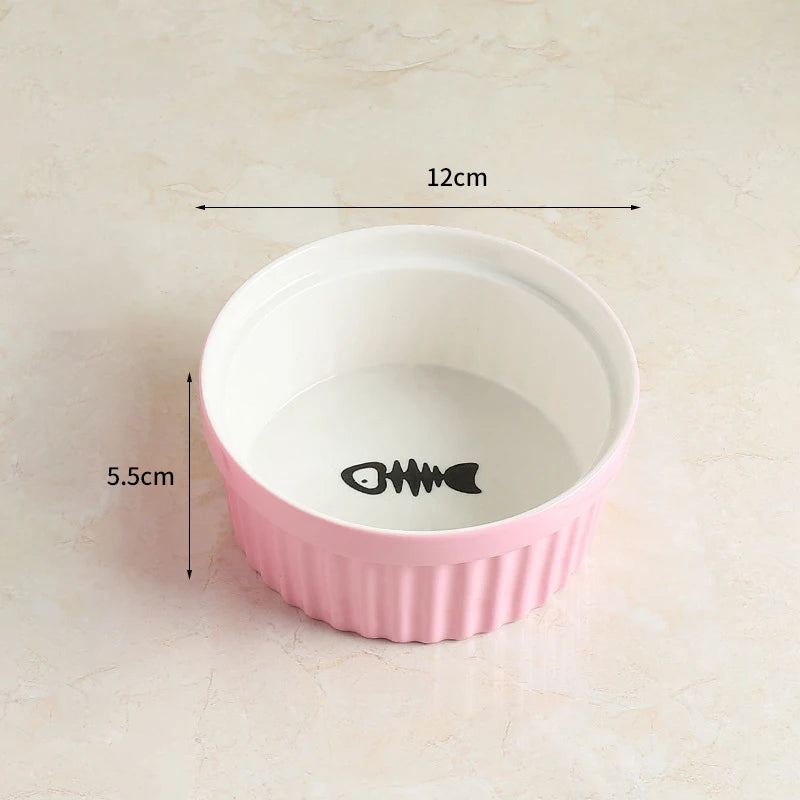 
                  
                    Double Ceramic Elevated Cat Bowls - Prevent Cervical Spondylosis
                  
                