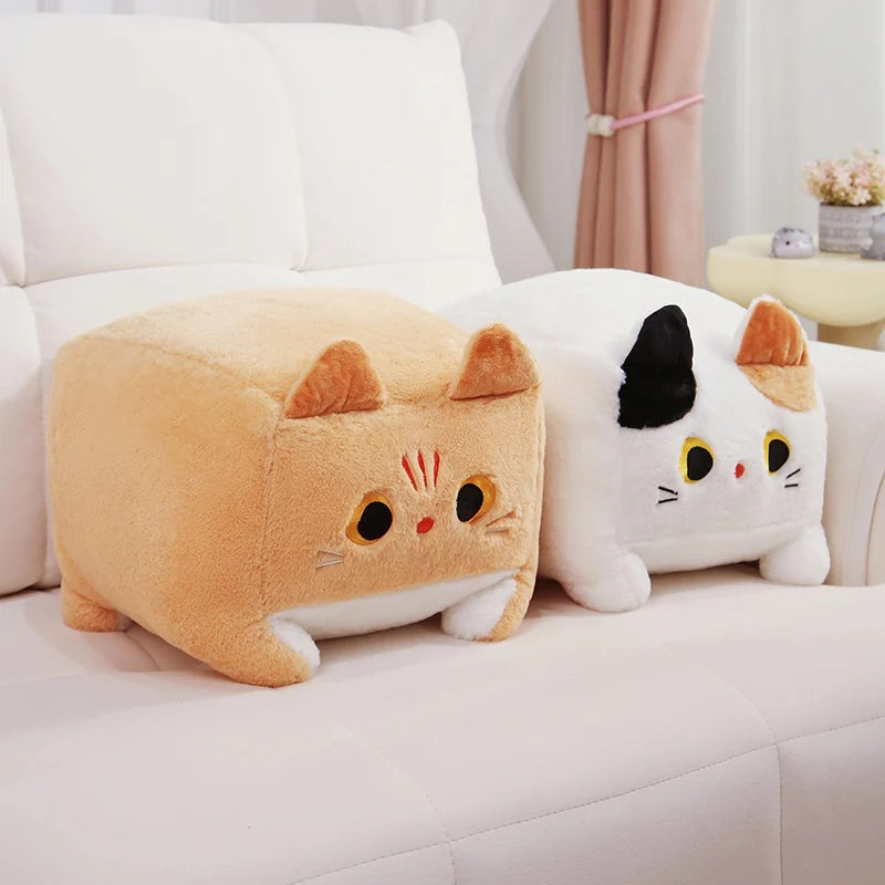 
                  
                    Kawaii  Pillow Block Shaped Kittens Plushies - Yoru Says
                  
                