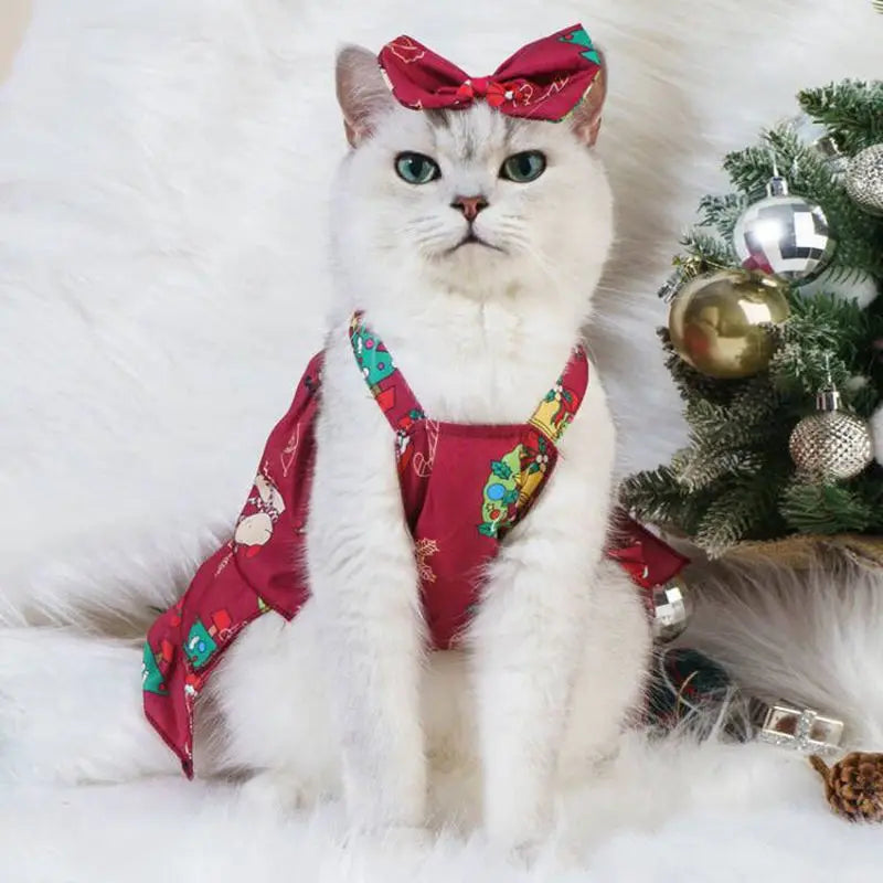 
                  
                    Pretty Kitty Christmas Cat Dress - Yoru Says
                  
                