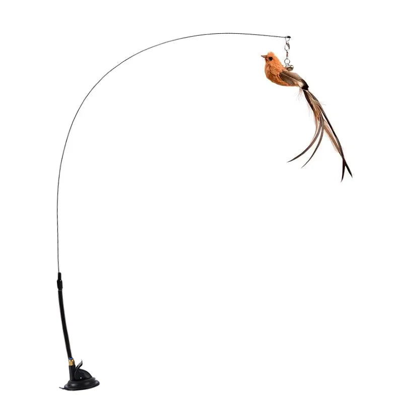 
                  
                    Feather Bird Pole with suction cup - Yoru Says
                  
                