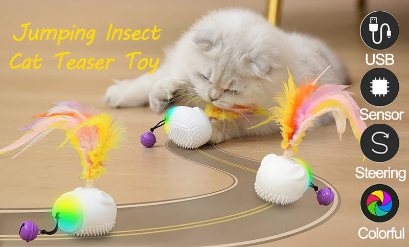 
                  
                    Wiggly Duck Delight: Interactive Cat Plush Toy with Catnip & Vibration Fun! - Yoru Says
                  
                