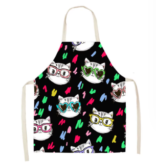 
                  
                    Lovely Mommy/Daddy & Me Cat aprons - Yoru Says
                  
                